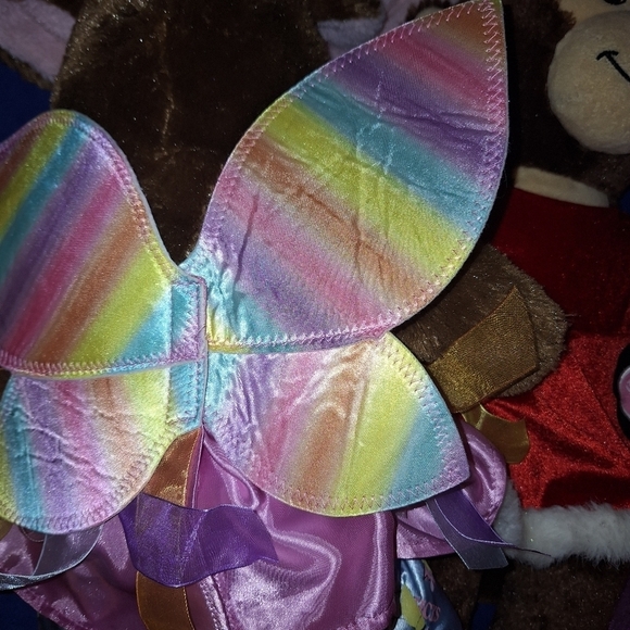 Build A Bear Brown Bunny Rabbit Plush Fairy Dress BAB - Picture 3 of 3